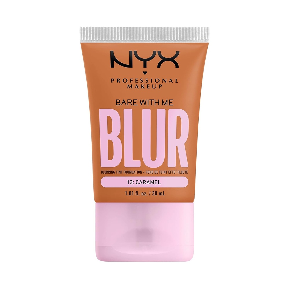 image:imageNYX PROFESSIONAL MAKEUP Bare With Me Blur Skin Tint Foundation Make Up with Matcha Glycerin amp Niacinamide  Golden13 Caramel