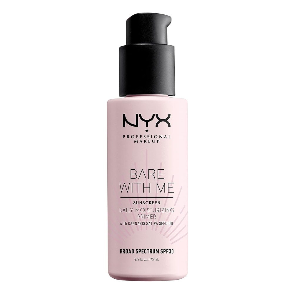 image:imageNYX PROFESSIONAL MAKEUP Bare With Me Cannabis Sativa Seed Oil SPF 30 Daily Moisturizing Face Primer