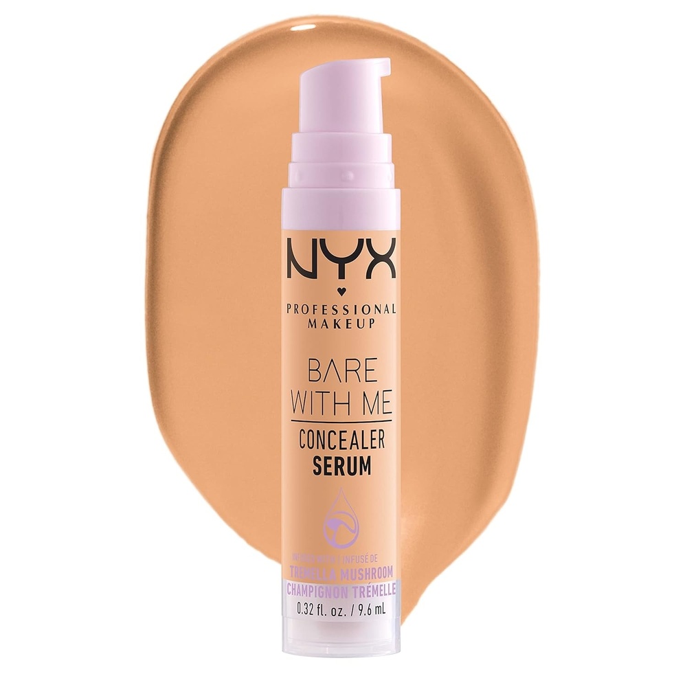 image:imageNYX PROFESSIONAL MAKEUP Bare With Me Concealer Serum Concealer Makeup For Up To 24Hr Hydration  Light06 Tan