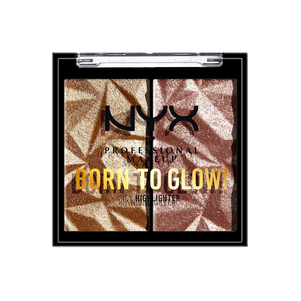 image:imageNYX PROFESSIONAL MAKEUP Born To Glow Icy Highlighter Duo  Bout The BronzeBOUT THE BRONZE