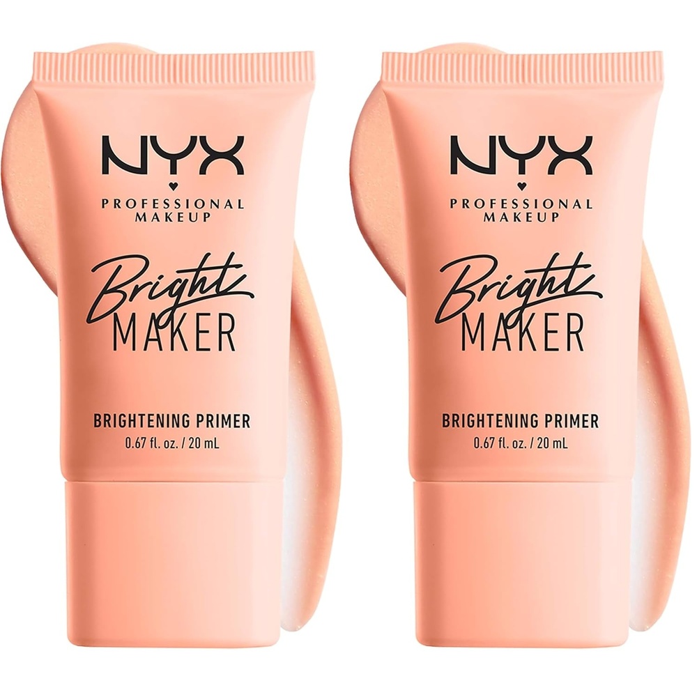 image:imageNYX PROFESSIONAL MAKEUP Bright Maker Brightening Primer Vegan Face Primer067 Fl Oz Pack of 2