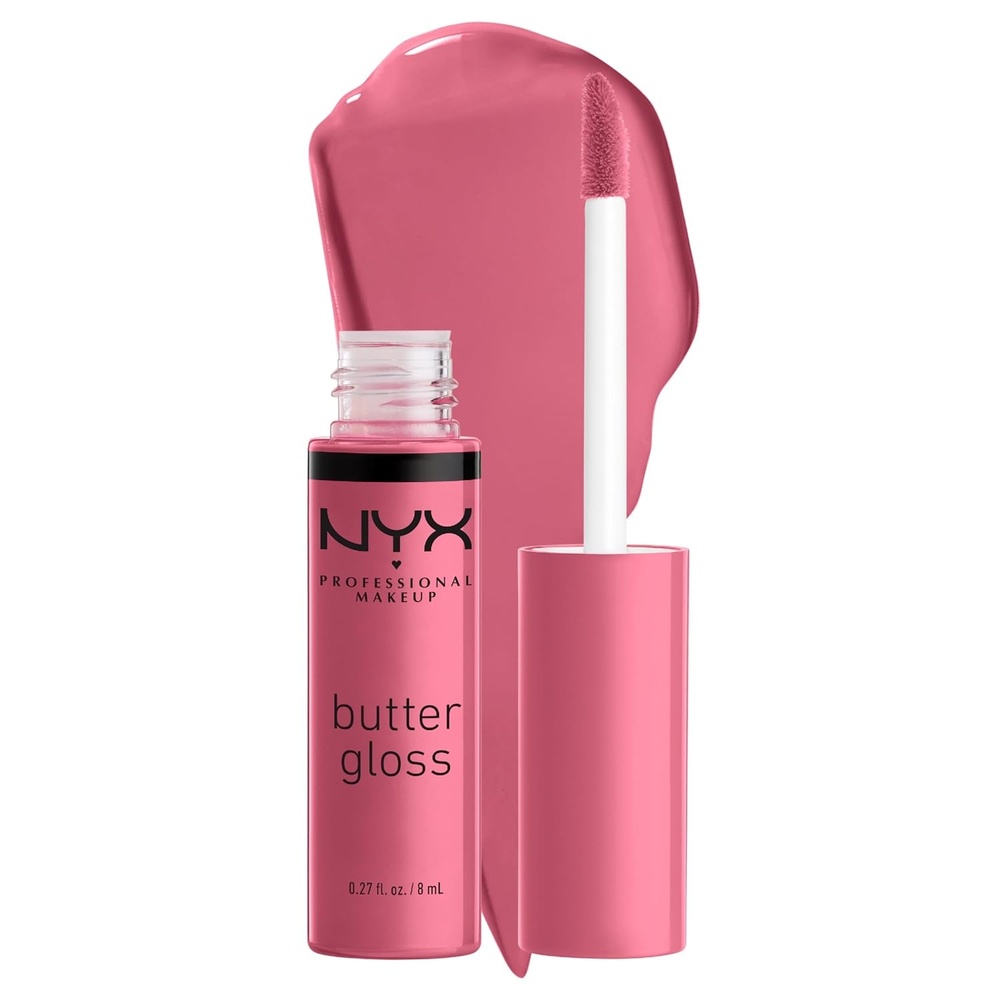 image:imageNYX PROFESSIONAL MAKEUP Butter Gloss Brown Sugar NonSticky Lip Gloss  Pack Of 3 Sugar High Spiked Toffee Butterscotch15 Angel Food Cake