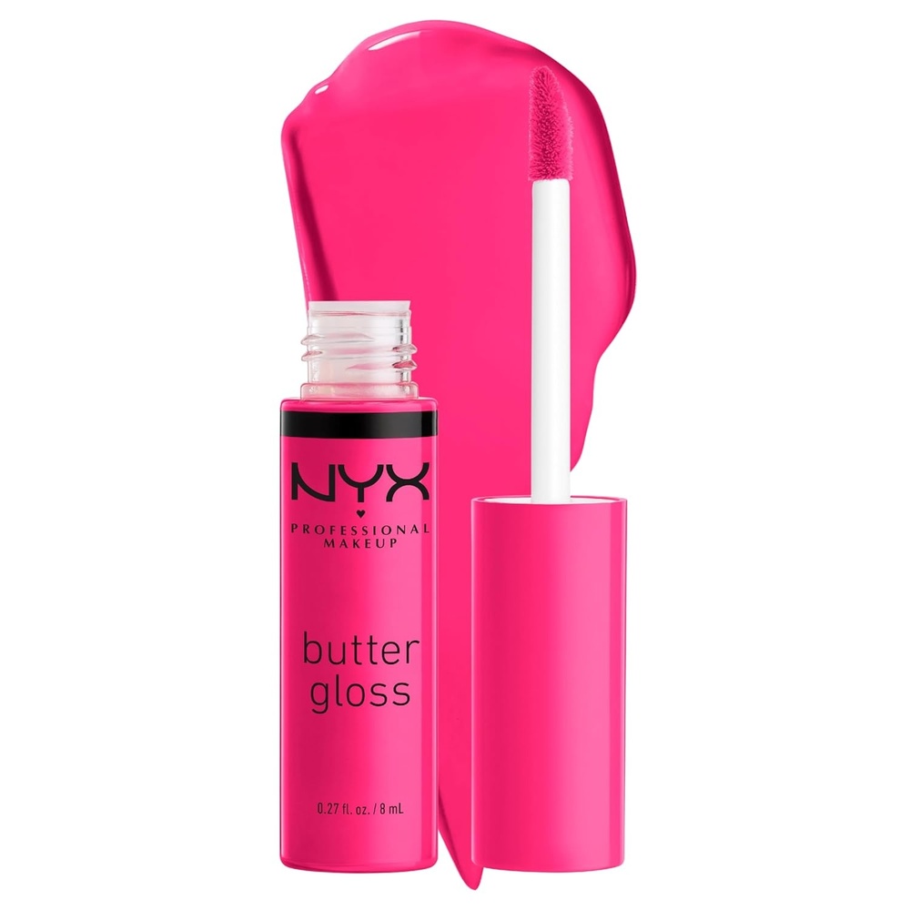 image:imageNYX PROFESSIONAL MAKEUP Butter Gloss Brown Sugar NonSticky Lip Gloss  Pack Of 3 Sugar High Spiked Toffee Butterscotch38 Summer Fruit