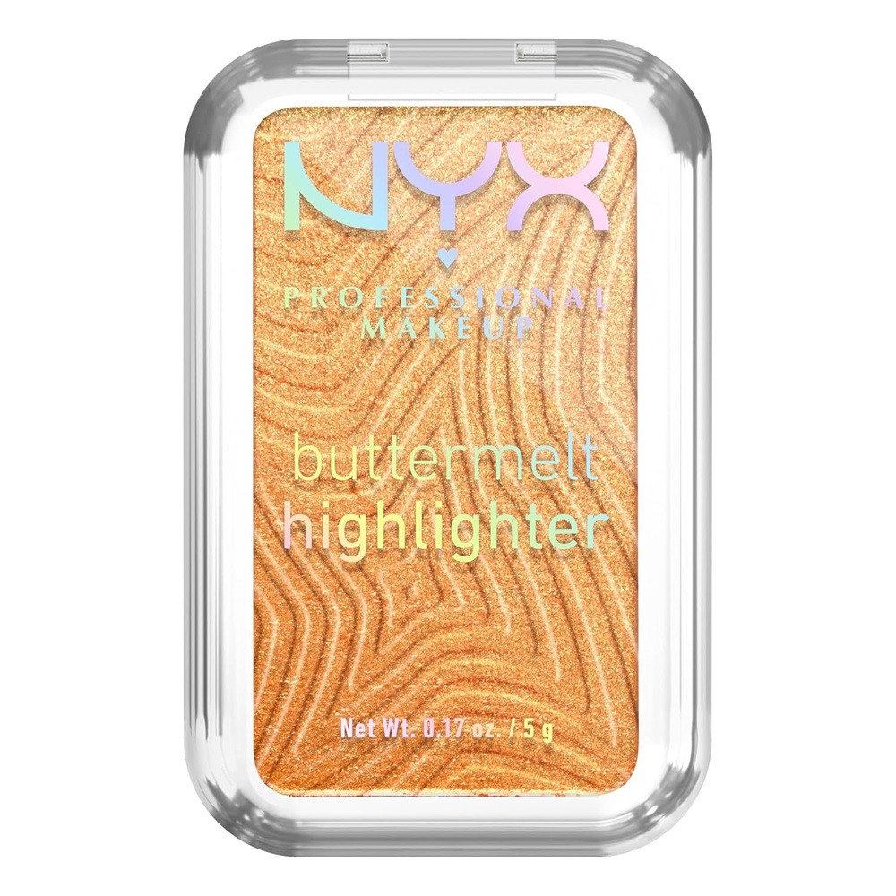 image:imageNYX PROFESSIONAL MAKEUP Buttermelt Highlighter Powder Highlighter Makeup With Up to 12H Wear and High Impact Glow  40 No 1 Butta Holographic LavenderButta Bling
