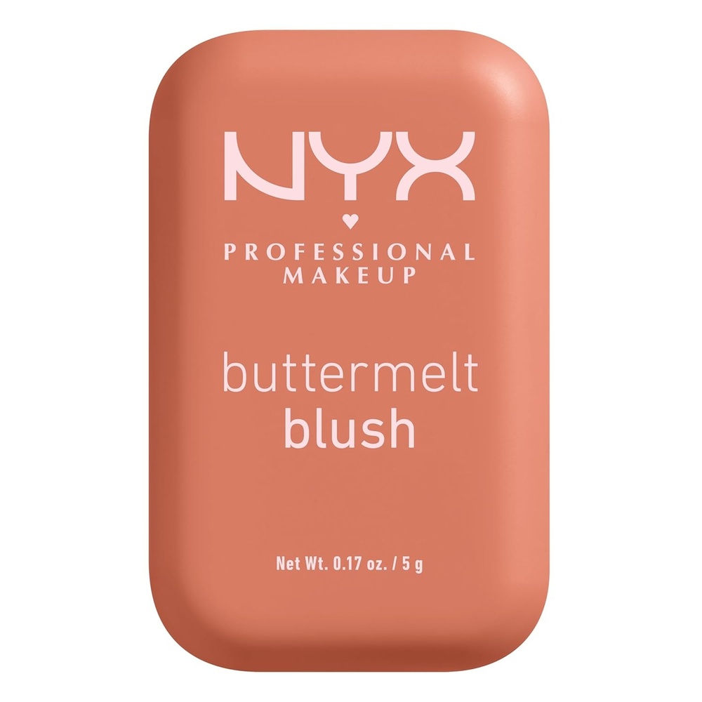 image:imageNYX PROFESSIONAL MAKEUP Buttermelt Powder Blush Fade and TransferResistant Blush Up to 12HR Make Up Wear Vegan Formula  Had ButtaButta Sunset Sorbet