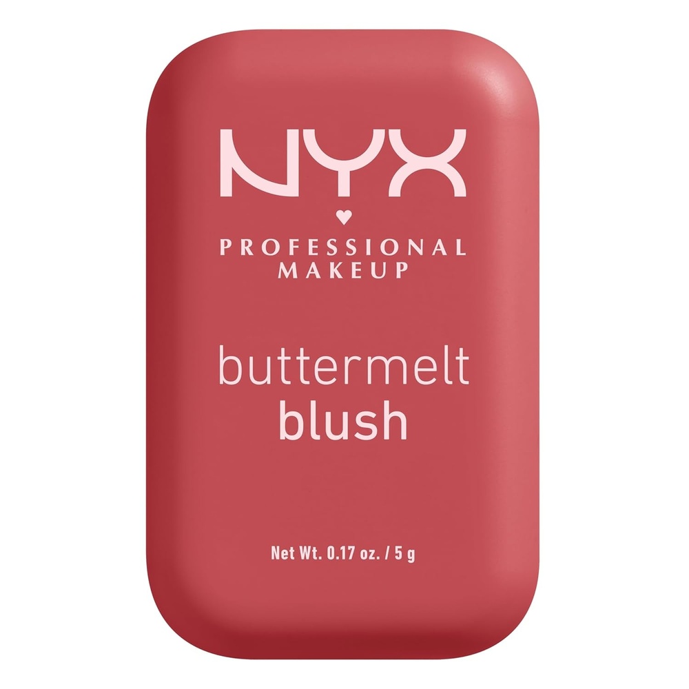 image:imageNYX PROFESSIONAL MAKEUP Buttermelt Powder Blush Fade and TransferResistant Blush Up to 12HR Make Up Wear Vegan Formula  Had ButtaButta Than Coral