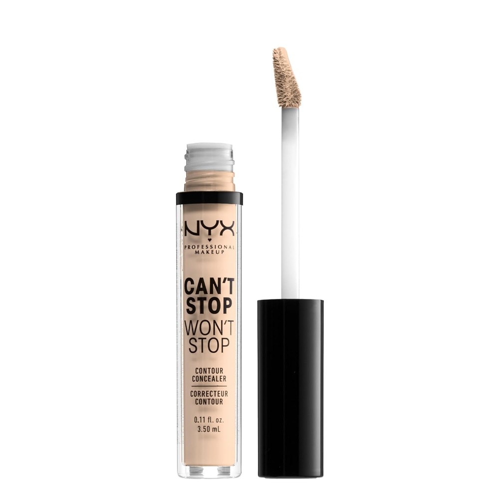 image:imageNYX PROFESSIONAL MAKEUP Cant Stop Wont Stop Contour Concealer 24h Full Coverage Matte Finish  Light Ivory04 LIGHT IVORY