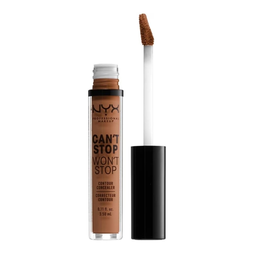 image:imageNYX PROFESSIONAL MAKEUP Cant Stop Wont Stop Contour Concealer 24h Full Coverage Matte Finish  Light Ivory157 WARM CARAMEL