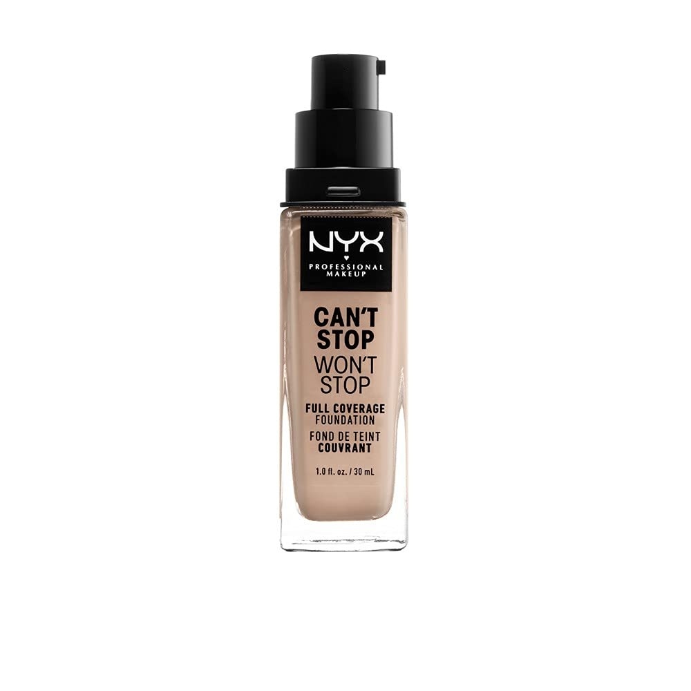 image:imageNYX PROFESSIONAL MAKEUP Cant Stop Wont Stop Foundation 24h Full Coverage Matte Finish  Vanilla03 PORCELAIN