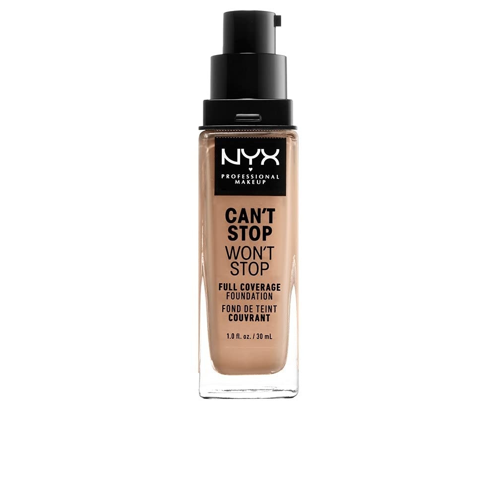 image:imageNYX PROFESSIONAL MAKEUP Cant Stop Wont Stop Foundation 24h Full Coverage Matte Finish  Vanilla105 MEDIUM BUFF