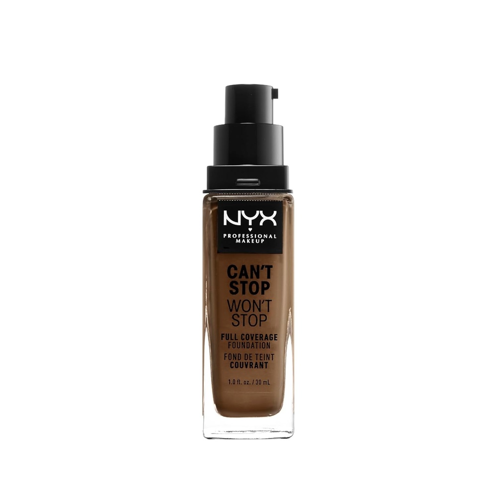 image:imageNYX PROFESSIONAL MAKEUP Cant Stop Wont Stop Foundation 24h Full Coverage Matte Finish  Vanilla17 CAPPUCCINO