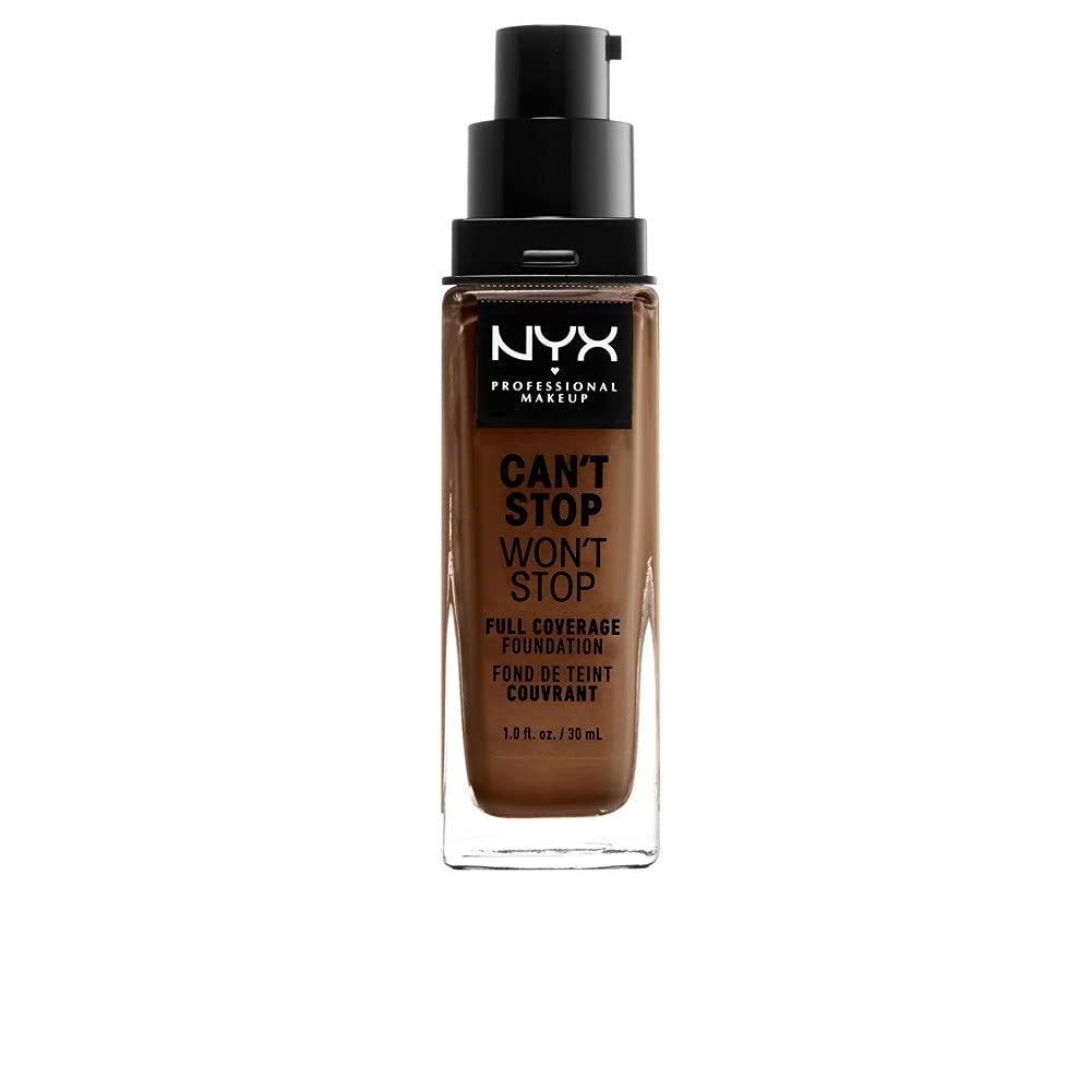 image:imageNYX PROFESSIONAL MAKEUP Cant Stop Wont Stop Foundation 24h Full Coverage Matte Finish  Vanilla21 COCOA