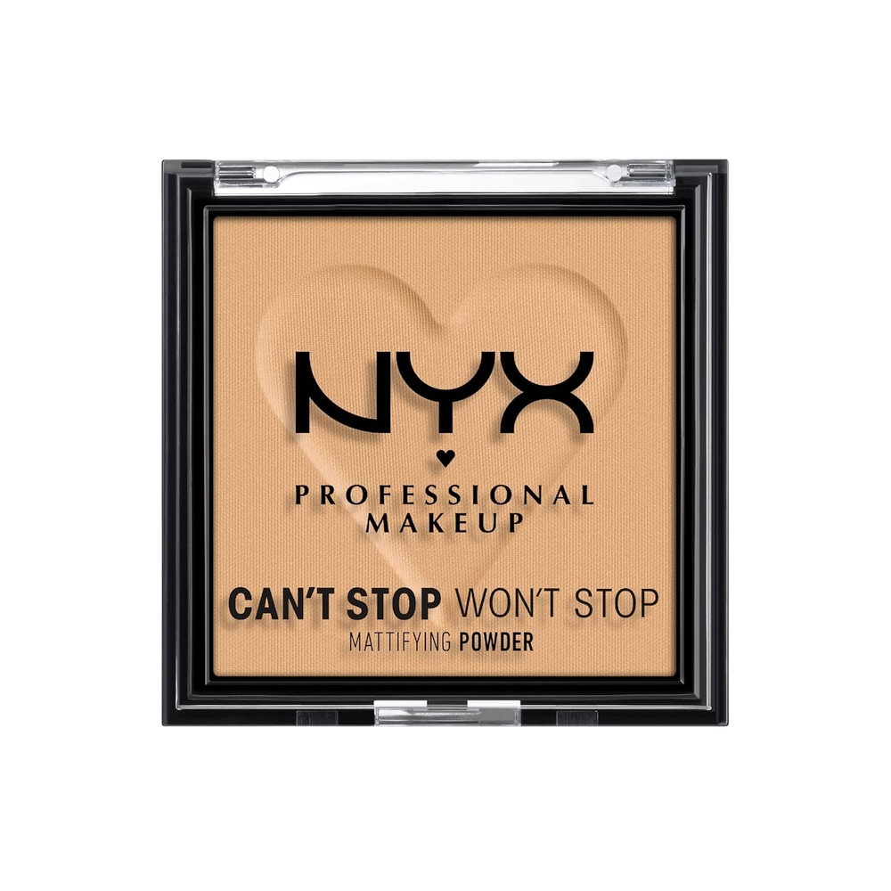 image:imageNYX PROFESSIONAL MAKEUP Cant Stop Wont Stop Mattifying Pressed Powder  Medium05 GOLDEN