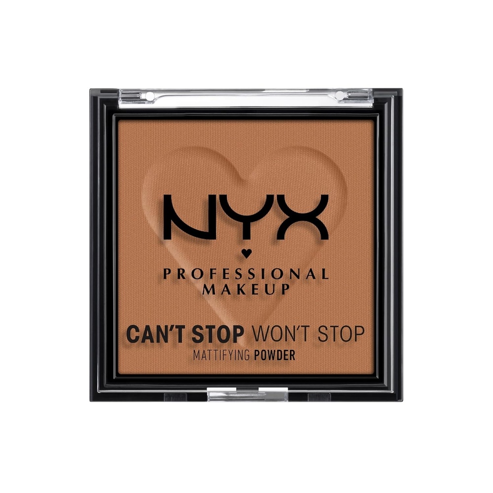 image:imageNYX PROFESSIONAL MAKEUP Cant Stop Wont Stop Mattifying Pressed Powder  Medium08 MOCHA