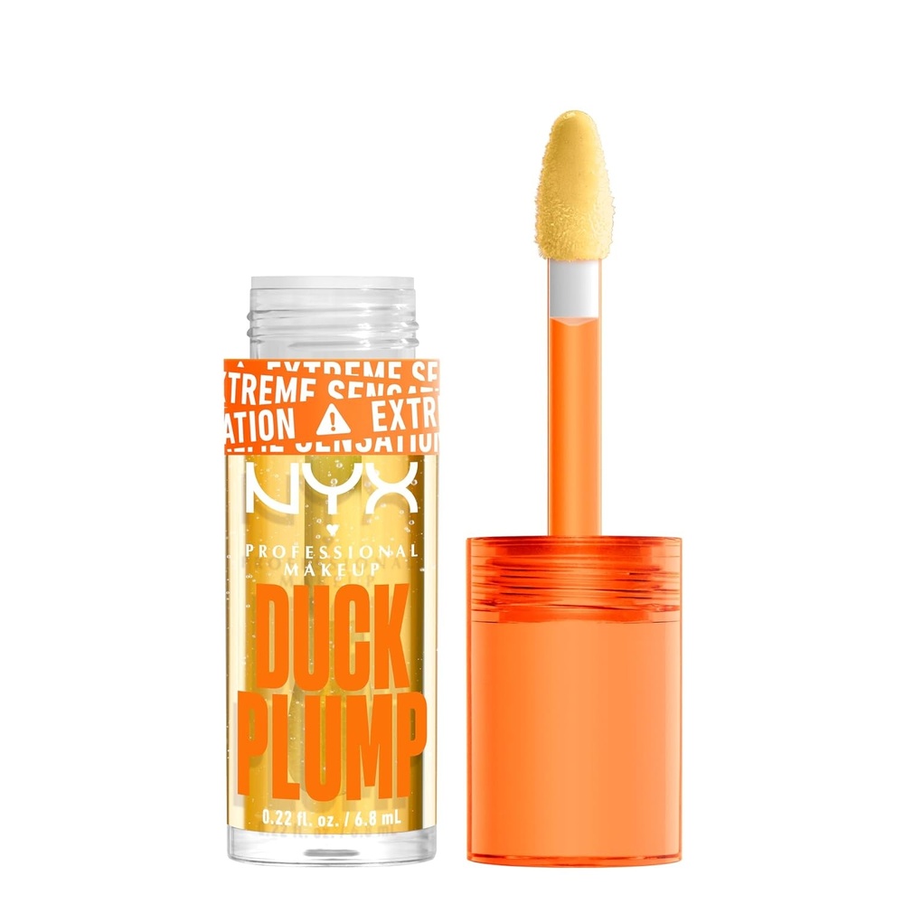 image:imageNYX PROFESSIONAL MAKEUP Duck Plump High Pigment Lip Gloss Lip Plumper Gloss with Spicy Ginger  Clearly Spicy01 Clearly Spicy