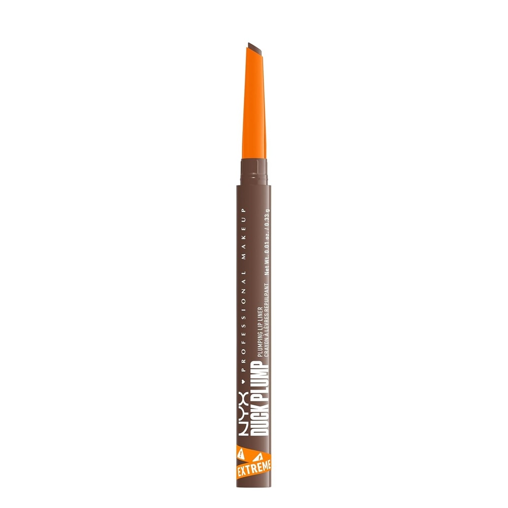 image:imageNYX PROFESSIONAL MAKEUP Duck Plump Plumping Lip Liner Matte Pencil With Up To 10HR Wear Ducking Clear Clear Lip LinerTouch up Taupe