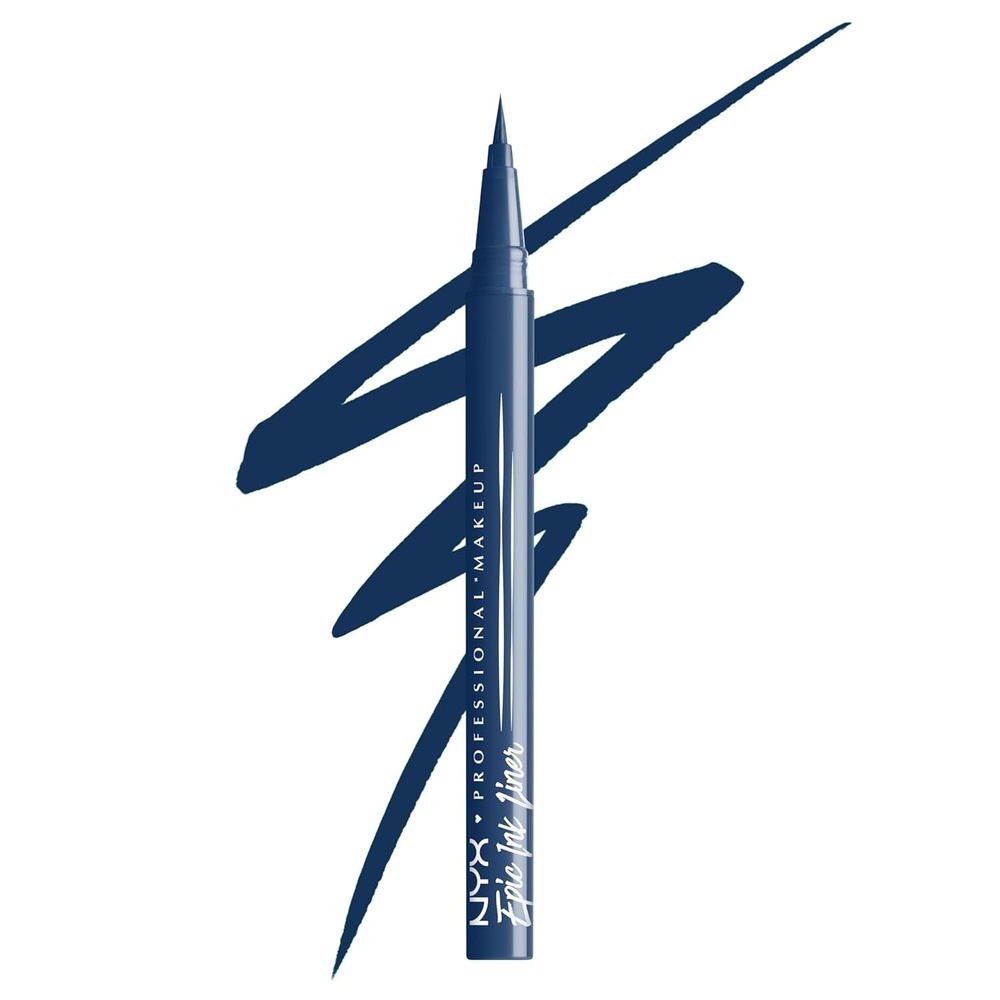 image:imageNYX PROFESSIONAL MAKEUP Epic Ink Liner Waterproof Liquid Eyeliner with Vegan Formula  Dark Chocolate Dark Brown Matte10 Midnight Rise