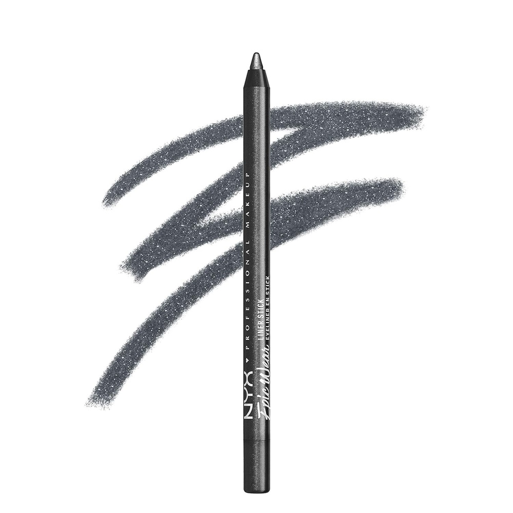 image:imageNYX PROFESSIONAL MAKEUP Epic Wear Liner Stick LongLasting Eyeliner Pencil  Deepest Brown05 Gunmetal Gaze