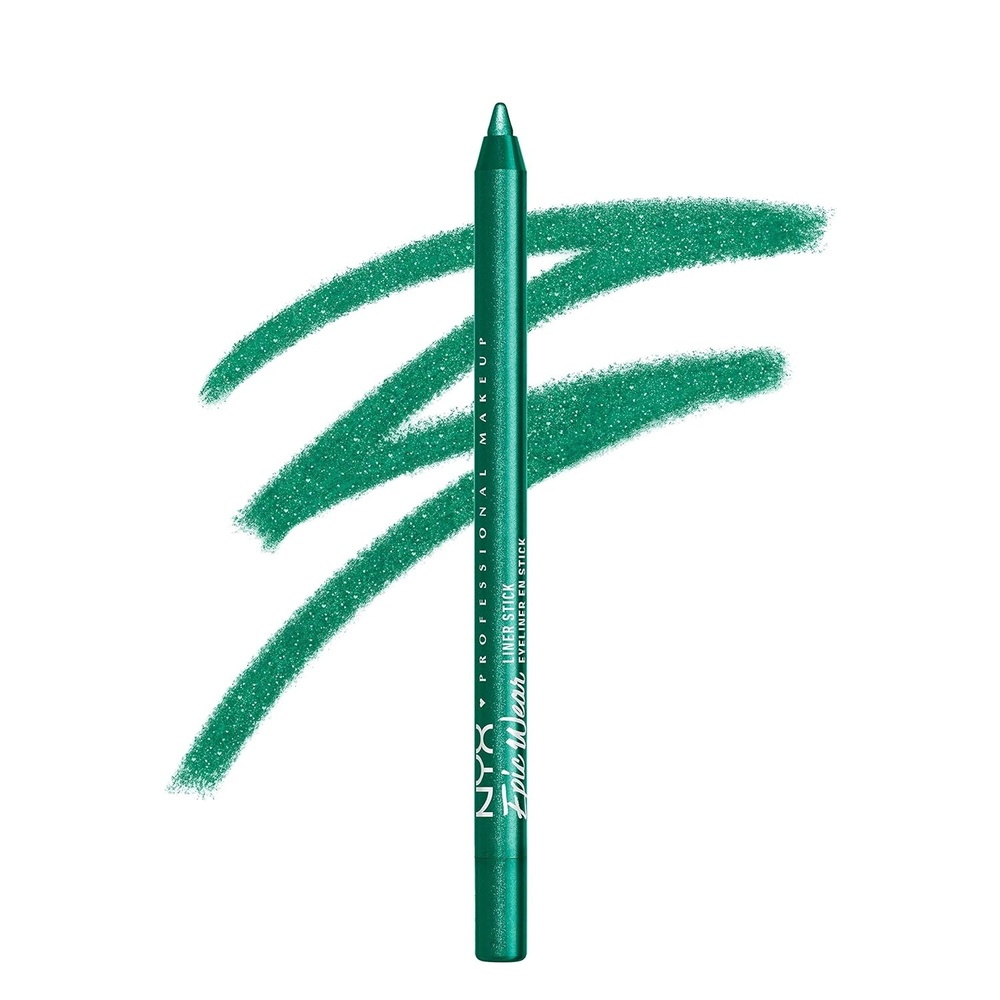 image:imageNYX PROFESSIONAL MAKEUP Epic Wear Liner Stick LongLasting Eyeliner Pencil  Deepest Brown22 Intense Teal