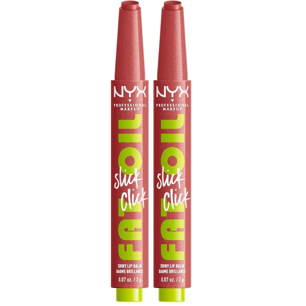 image:imageNYX PROFESSIONAL MAKEUP Fat Oil Slick Click Lightweight Buildable Pigmented Vegan Lip Balm  Link In My Bio03 NO NECESITA FILTRO