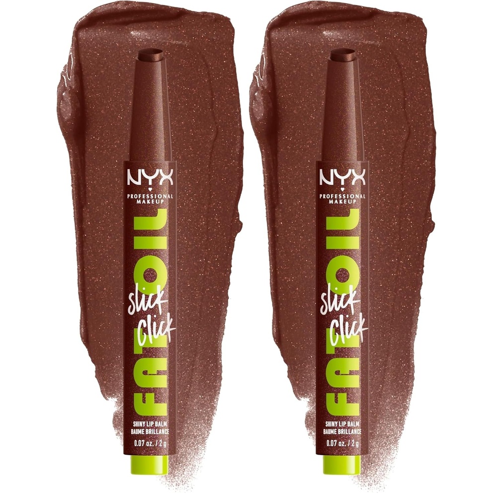 image:imageNYX PROFESSIONAL MAKEUP Fat Oil Slick Click Lightweight Buildable Pigmented Vegan Lip Balm  Link In My Bio12 TEMA DE TENDENCIA