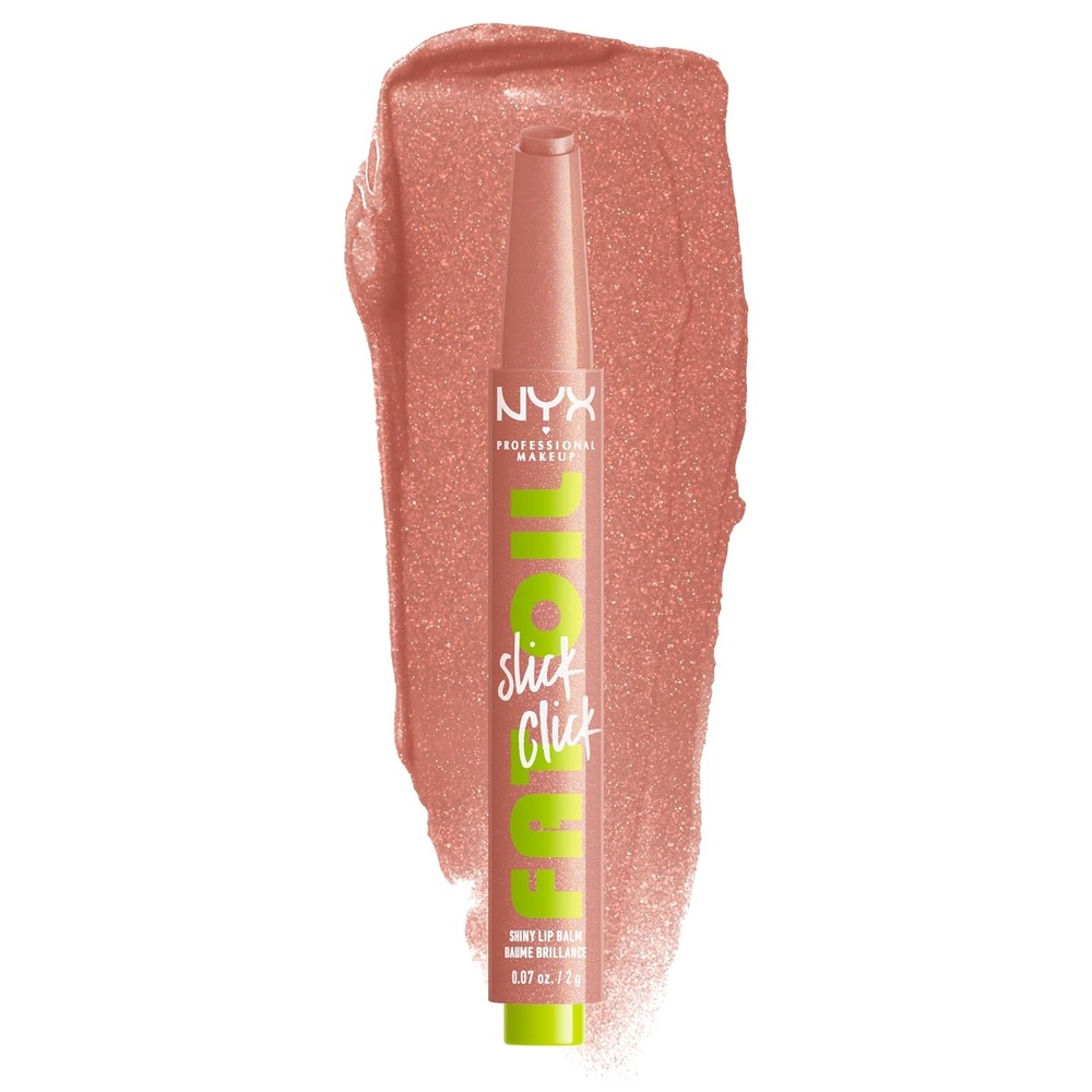 image:imageNYX PROFESSIONAL MAKEUP Fat Oil Slick Click Lightweight Buildable Pigmented Vegan Lip Balm  Link In My Bio14 GROUP CHAT