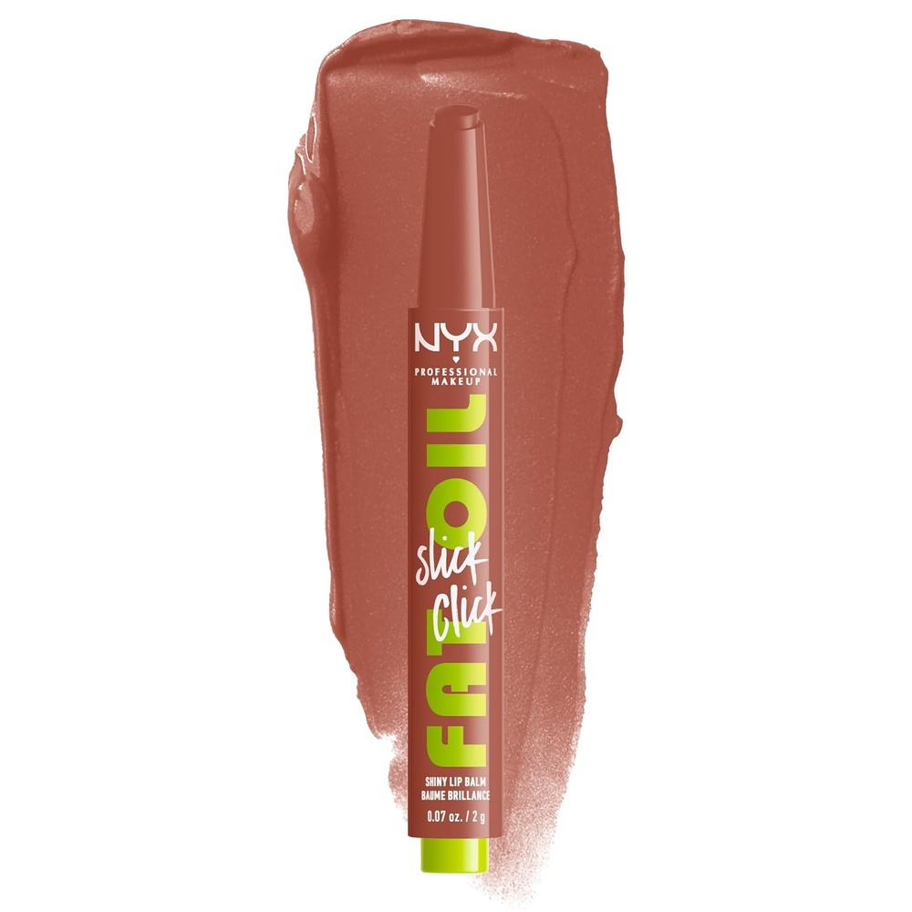 image:imageNYX PROFESSIONAL MAKEUP Fat Oil Slick Click Lightweight Buildable Pigmented Vegan Lip Balm  Link In My Bio16 VERIFIED