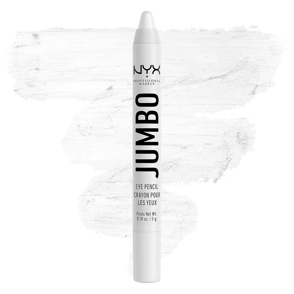 image:imageNYX PROFESSIONAL MAKEUP Jumbo Eye Pencil Blendable Eyeshadow Stick amp Eyeliner Pencil  Milk White604 Milk White
