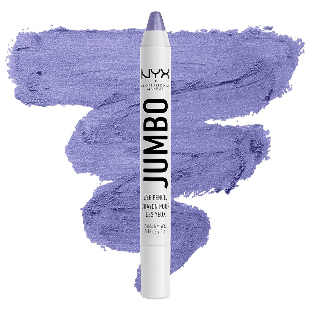 image:imageNYX PROFESSIONAL MAKEUP Jumbo Eye Pencil Blendable Eyeshadow Stick amp Eyeliner Pencil  Milk White636 Donut Lilac