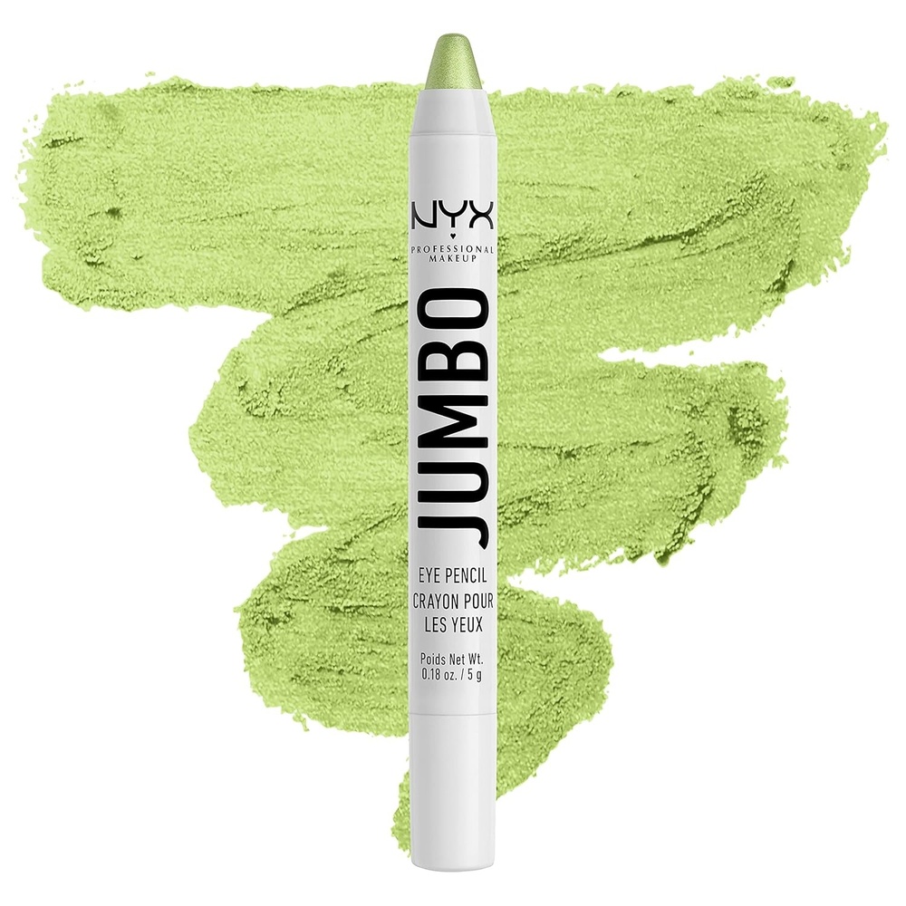 image:imageNYX PROFESSIONAL MAKEUP Jumbo Eye Pencil Blendable Eyeshadow Stick amp Eyeliner Pencil  Milk White638 Matcha Green
