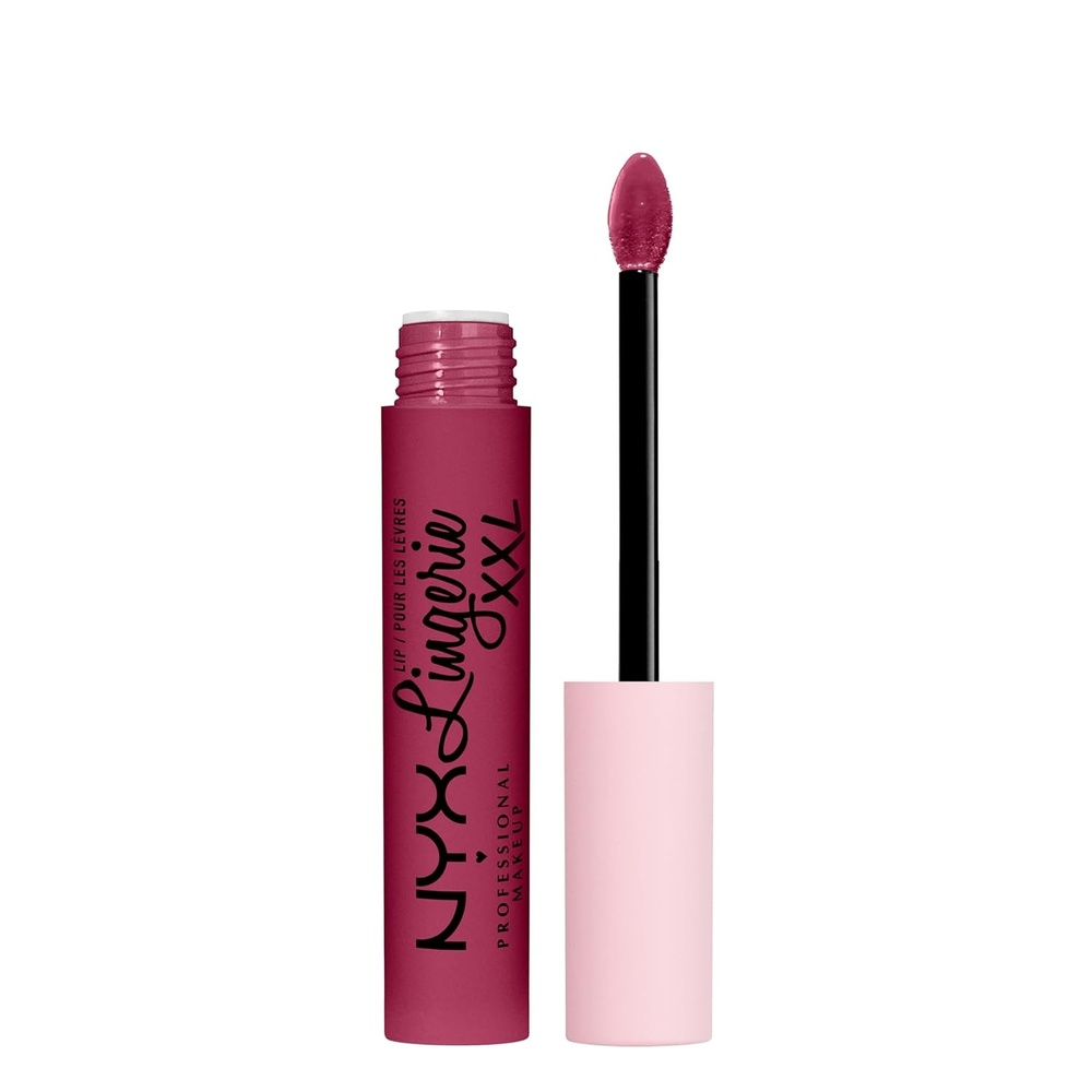 image:imageNYX PROFESSIONAL MAKEUP Lip Lingerie XXL Matte Liquid Lipstick  Naughty Noir Black17 Xxtended