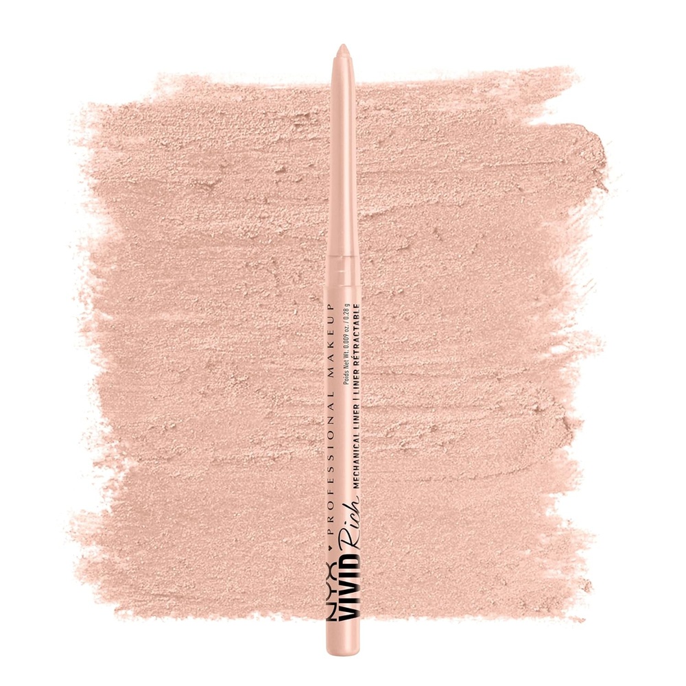 image:imageNYX PROFESSIONAL MAKEUP Mechanical Eye Pencil Vivid Rich Mechanical Creamy Retractable Eyeliner  Truffle Diamond Pewter Eyeliner02 Quartz Queen