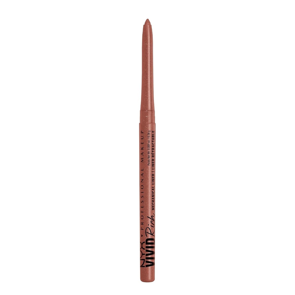 image:imageNYX PROFESSIONAL MAKEUP Mechanical Eye Pencil Vivid Rich Mechanical Creamy Retractable Eyeliner  Truffle Diamond Pewter Eyeliner10 Spicy Pearl