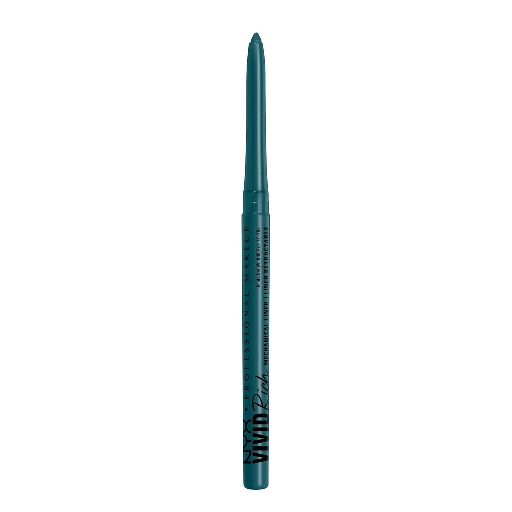 image:imageNYX PROFESSIONAL MAKEUP Mechanical Eye Pencil Vivid Rich Mechanical Creamy Retractable Eyeliner  Truffle Diamond Pewter Eyeliner13 Aquamarine Dream