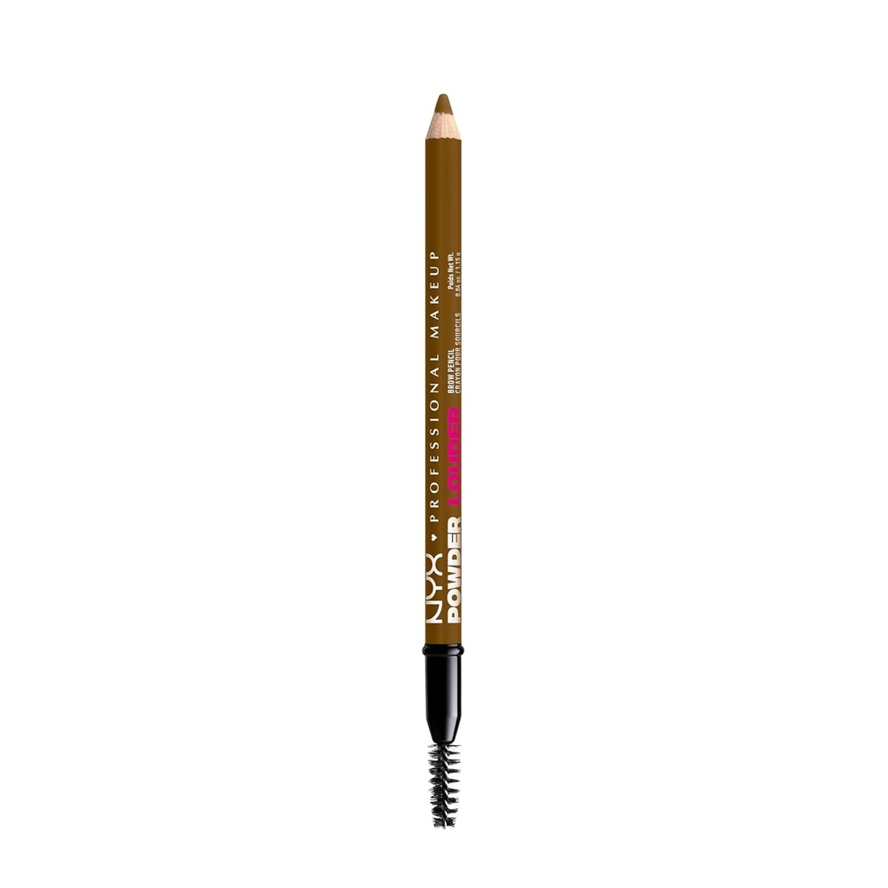 image:imageNYX PROFESSIONAL MAKEUP Powder Louder Eyebrow Pencil Brow Pencil with Buildable Volume For Up To 12HR Wear Vegan Formula  Espresso01 Blonde