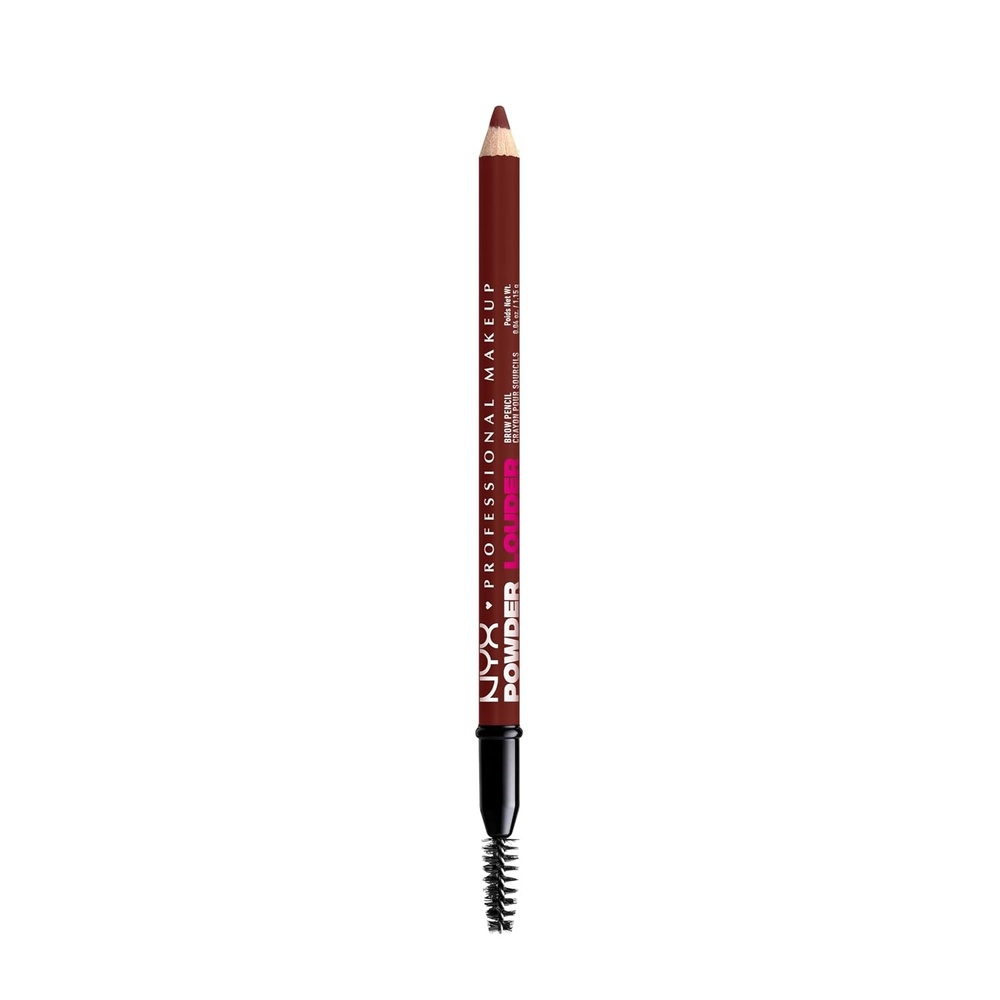 image:imageNYX PROFESSIONAL MAKEUP Powder Louder Eyebrow Pencil Brow Pencil with Buildable Volume For Up To 12HR Wear Vegan Formula  Espresso04 Black Cherry