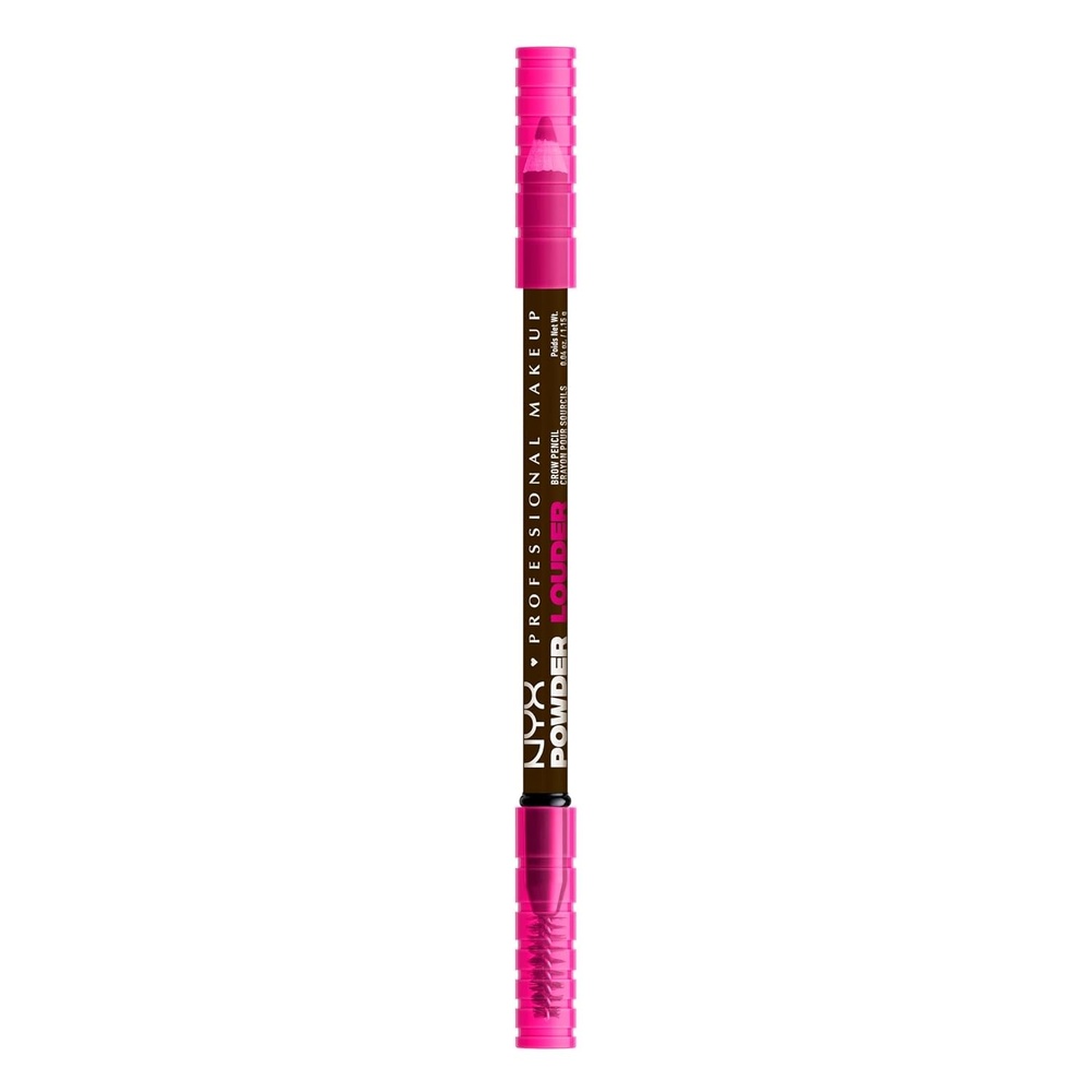 image:imageNYX PROFESSIONAL MAKEUP Powder Louder Eyebrow Pencil Brow Pencil with Buildable Volume For Up To 12HR Wear Vegan Formula  Espresso06 Ash Brown