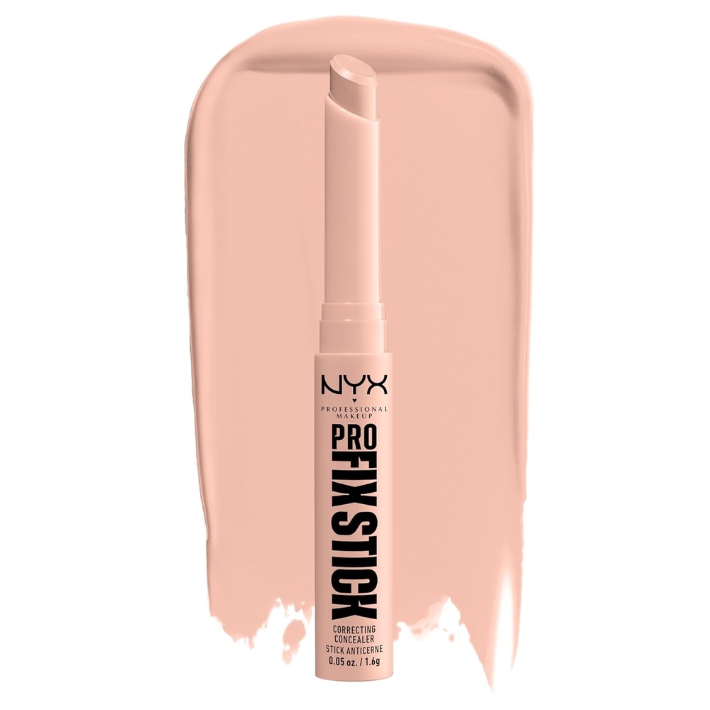 image:imageNYX PROFESSIONAL MAKEUP Pro Fix Stick Correcting Concealer Buildable Medium Coverage Concealer Stick  Vanilla02 PINK