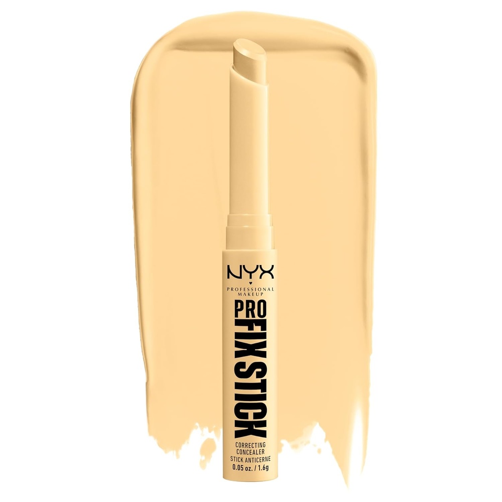 image:imageNYX PROFESSIONAL MAKEUP Pro Fix Stick Correcting Concealer Buildable Medium Coverage Concealer Stick  Vanilla03 YELLOW