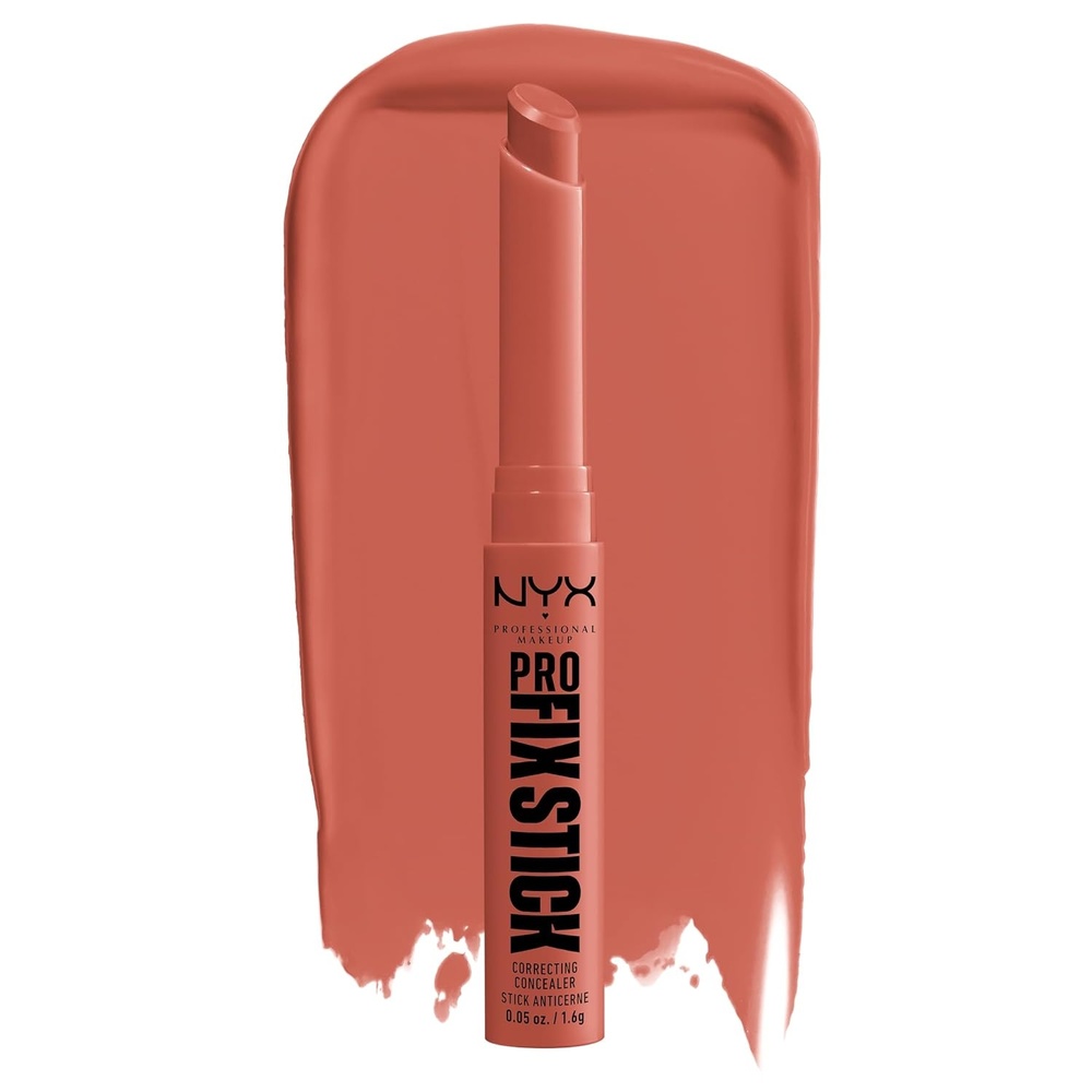 image:imageNYX PROFESSIONAL MAKEUP Pro Fix Stick Correcting Concealer Buildable Medium Coverage Concealer Stick  Vanilla05 APRICOT