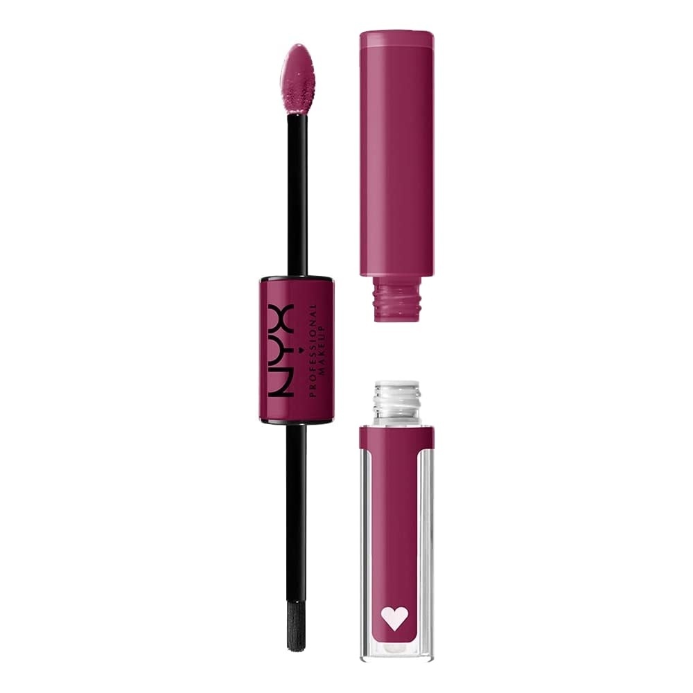 image:imageNYX PROFESSIONAL MAKEUP Shine Loud LongLasting Liquid Lipstick with Clear Lip Gloss  Magic Maker Dusty Nude Mauve20 In Charge