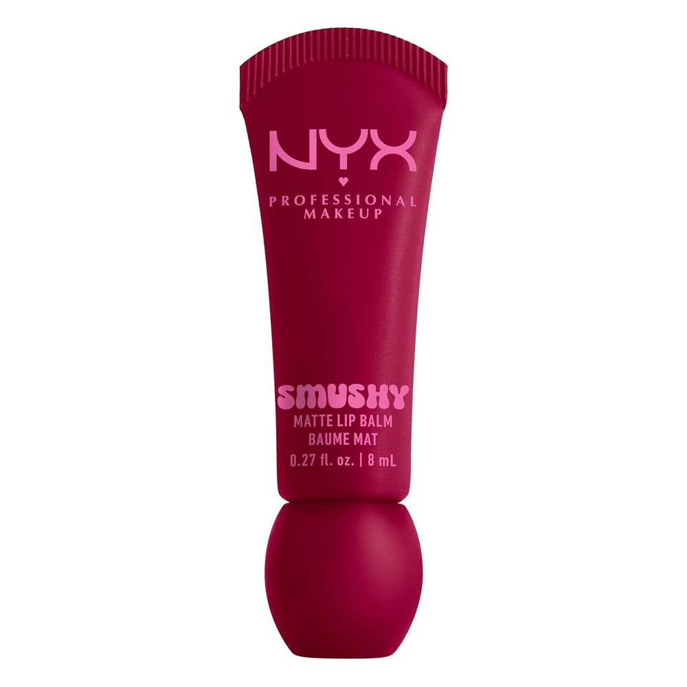 image:imageNYX PROFESSIONAL MAKEUP Smushy Matte Lip Balm Tinted Lip Moisturizer with Soft Matte Finish  Sweet Smack MidTone Pink11 SQUEEZE N SIZZLE