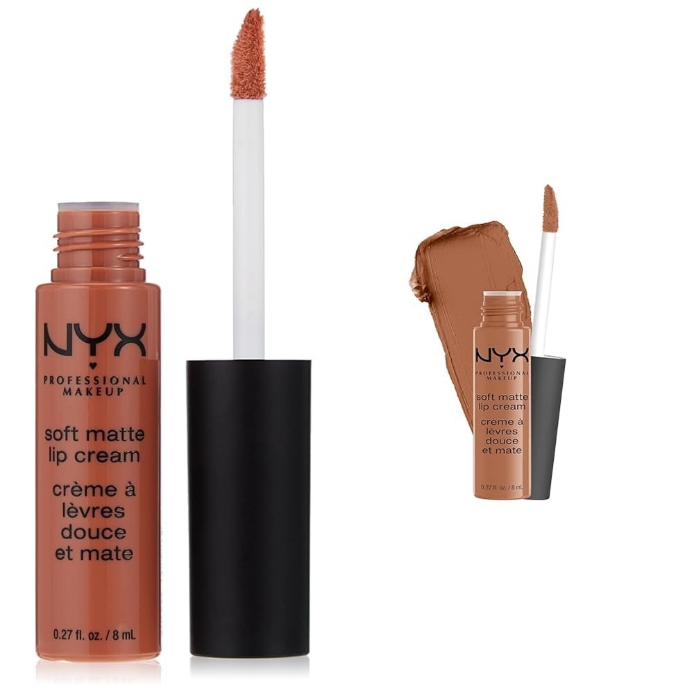 image:imageNYX PROFESSIONAL MAKEUP Soft Matte Lip Cream Lightweight Liquid Lipstick  Cannes Matte Muted MauveAbu Dhabi London