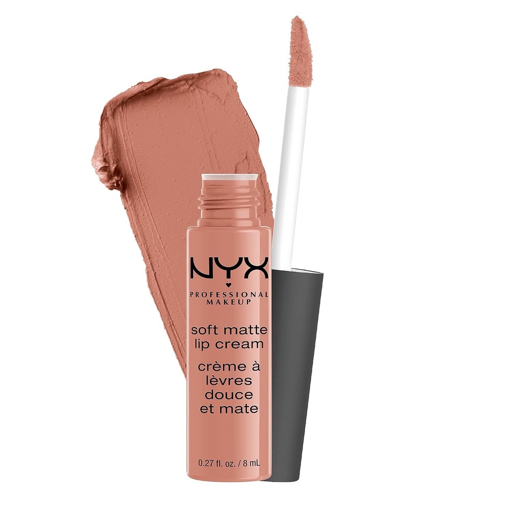 image:imageNYX PROFESSIONAL MAKEUP Soft Matte Lip Cream Lightweight Liquid Lipstick  Cannes Matte Muted MauveStockholm