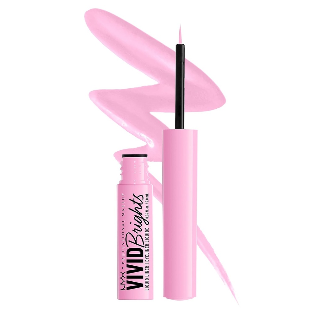 image:imageNYX PROFESSIONAL MAKEUP Vivid Matte Liquid Liner SmearResistant Eyeliner with Precise Tip  Black09 Sneaky Pink