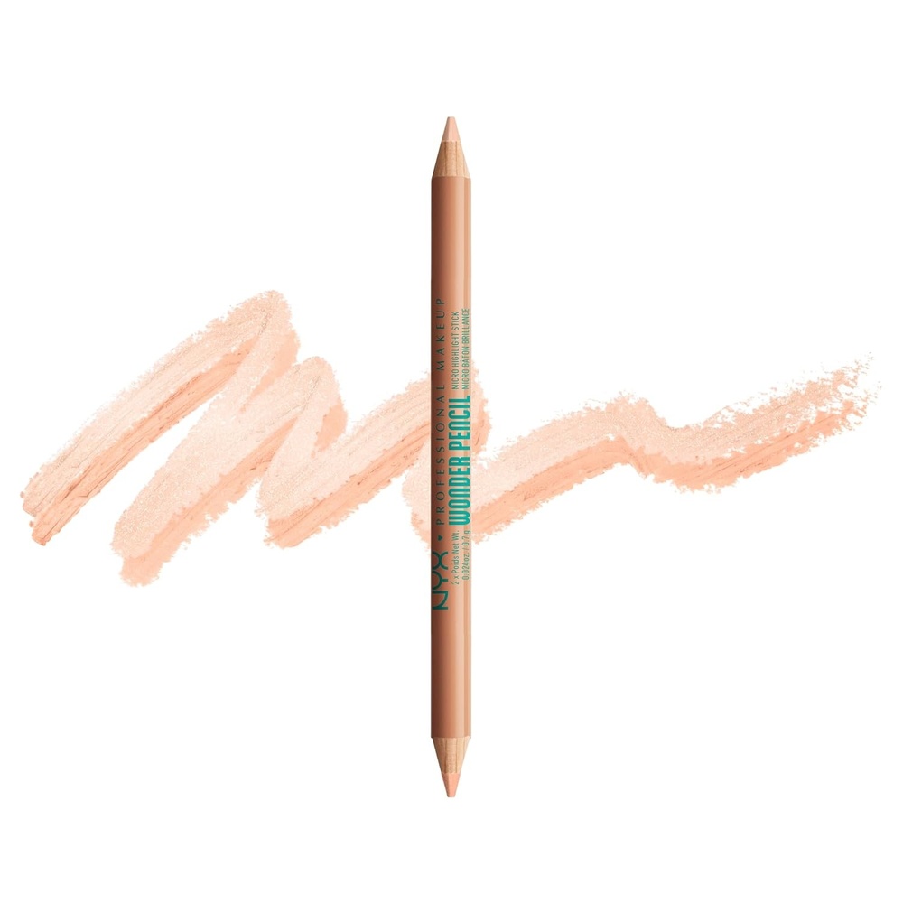 image:imageNYX PROFESSIONAL MAKEUP Wonder Pencil MultiUse Micro Highlighter amp Concealer Stick  Medium03 Medium Peach