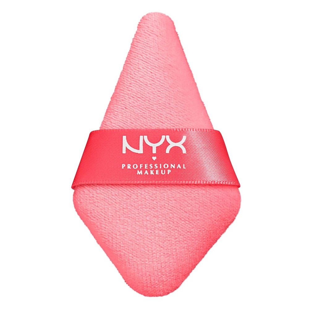image:imageNYX PROFESSIONAL MAKEUP Wonder Setting Powder Puff Applicator Soft Reusable Triangle Powder Puff For Applying Loose Or Pressed Powders Baking and Brightening 1 Count