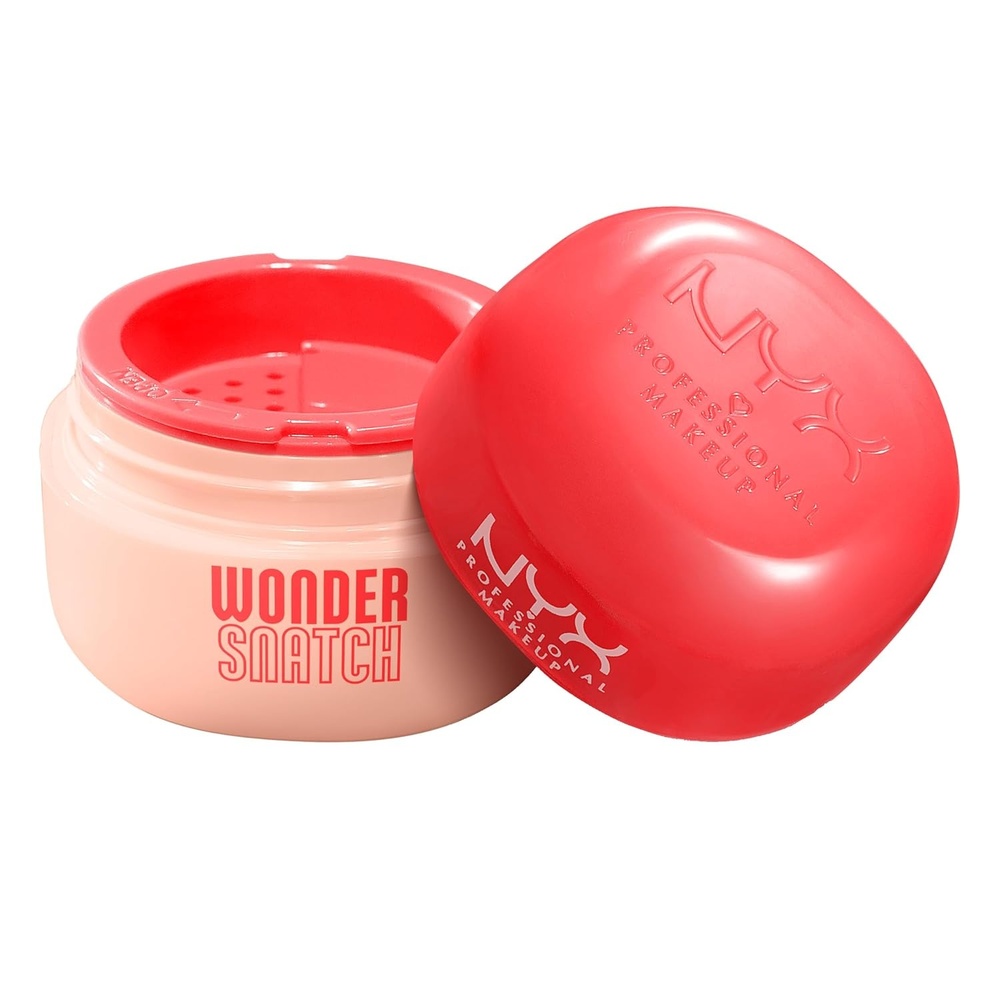 image:imageNYX PROFESSIONAL MAKEUP Wonder Snatch Setting Powder Lifting Loose Powder With Up To 16HR Wear  Cheeky Cherry Brightening Pink04 Apricot Attitude