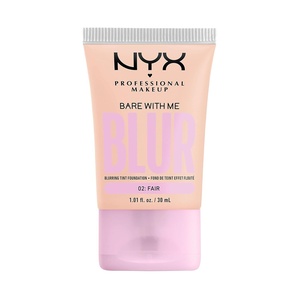 NYX PROFESSIONAL MAKEUP Bare With Me Blur Skin Tint Foundation Make Up with Matcha, Glycerin & Niacinamide – Golden(02 Fair)