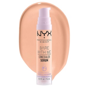 NYX PROFESSIONAL MAKEUP Bare With Me Concealer Serum, Concealer Makeup For Up To 24Hr Hydration – Light(02.5 Medium Vanilla)